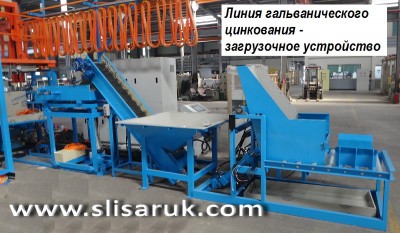 ЗАВАНТАЖУВАЛЬНИЙ ПРИСТРІЙ ЛІНІЇ ГАЛЬВАНІЧНОГО ЦИНКУВАННЯ